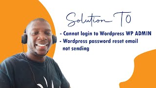 Solution Cannot Login To WP Admin WordPress Password Reset email not sending [upl. by Monreal]