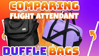 Comparing FLIGHT ATTENDANT Duffle bags for suitcases [upl. by Aihsenat]