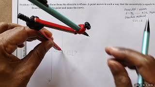 Hyperbola by Directrix Method [upl. by Indira]