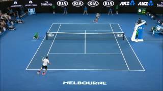 El mejor punto de federer en el Australia Open 2017 [upl. by Maxim412]