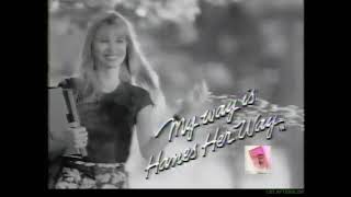 1989 Hanes Her Way Satin Laced Bras Commercial [upl. by Kellia]