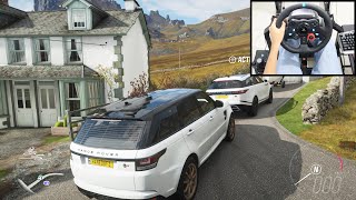 Land Rover Range Rover amp Range Rover Velar  Forza Horizon 4  Logitech g29 gameplay [upl. by Teagan]