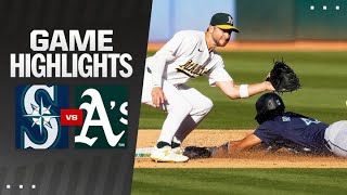 Mariners vs As Game Highlights 9224  MLB Highlights [upl. by Toinette]