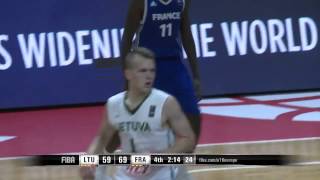 Arnas Velicka  2016 FIBA U18 European Championship [upl. by Ddet]