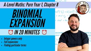 Binomial Expansion Year 1 in less than 20 minutes • ALevel Maths Pure Year 1 Chapter 8 📚 [upl. by Prior]