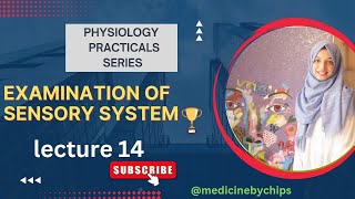 Examination of Sensory System  2ndyear Physiology  Practicals  Feature  Dr Aleena Mehdi [upl. by Meurer]