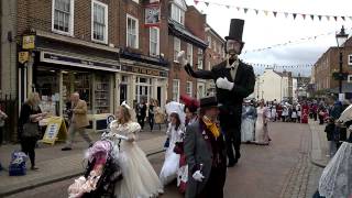 Rochester Dickens Festival Victorian Parade 2015 [upl. by Leander]