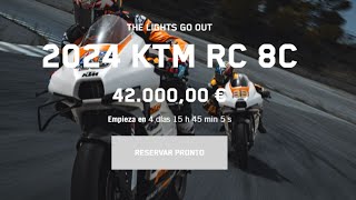 KTM RC 8C 100 unidades 42000 € [upl. by Onaled]