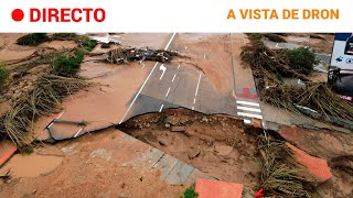 DANA PAIPORTA VALENCIA A VISTA DE DRON DESPUÉS DE LA TRAGEDIA  RTVE Noticias [upl. by Ronoc]