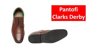 Pantofi Clarks Derby Unboxing [upl. by Llednohs]