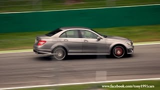 C63 AMG  GLOWING BRAKES Monza GOLF 6 GTI SEAT LEON  MITSUBISHI COLT [upl. by Abie]