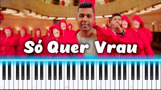 💙Como Tocar Só Quer Vrau  MC MM  Piano Tutorial💙 [upl. by Boeke169]