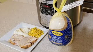 Pressure Cooker Boneless Turkey Breast Roast From Frozen Cosori 6qt Thanksgiving [upl. by Egiarc]