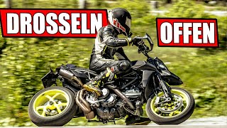 MOTORRAD GEDROSSELT KAUFEN ODER OFFEN KAUFEN QampA [upl. by Roter]