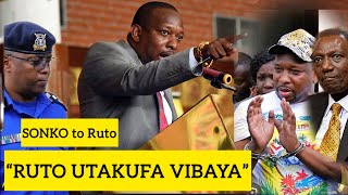 SONKO RAISI RUTO UTAKUFA KARIBUNI NI KUBAYA [upl. by Ynove]