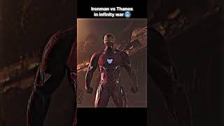 Ironman vs Thanos in endgame😢 vs infinity war🥶 ironman thanos avengers mcu shorts [upl. by Norrehc702]