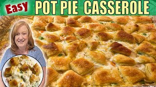 EASY CHICKEN POT PIE Bubble Up CASSEROLE  Easy Weekday Dinner Idea [upl. by Macintosh]