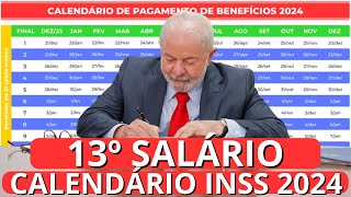 SAIUUU ANTECIPAÇÃO 13º SALÁRIO PARA OS APOSENTADOS E PENSIONISTAS Pagamento ANTECIPADO 2024 DATAS [upl. by Ekaterina]