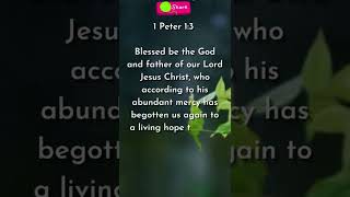 Blessed be the God  1 Peter 13  Bible quotes [upl. by Llewellyn512]