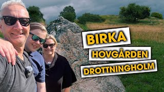 Besöker Birka Vikingastaden Hovgården amp Drottningholms Slott – Vikingar Kungar amp Drottningar [upl. by Anemix]