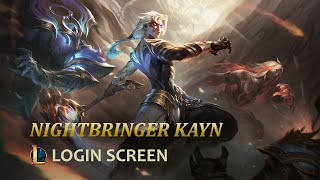 Nightbringer Kayn Prestige Edition Login Screen [upl. by Assirialc]