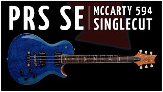 PRS SE McCarty 594 Singlecut Faded Blue  Español 4K [upl. by Umont]