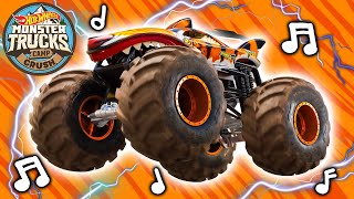 quotFear the Frenzyquot REMIX  Tiger Sharks Official Music Video  Hot Wheels Monster Trucks [upl. by Issirk]