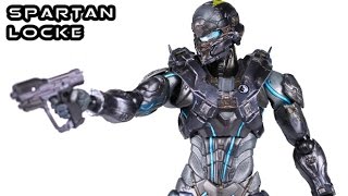 Play Arts Kai SPARTAN LOCKE Halo 5 Guardians Figure Review [upl. by Leonhard]