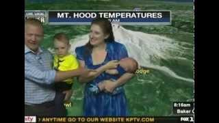 Dr Stafford Does The Weather With Andy on FOX12 [upl. by Euqinamod]