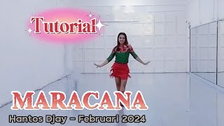 MARACANA LINE DANCE TUTORIAL [upl. by Legnaros]