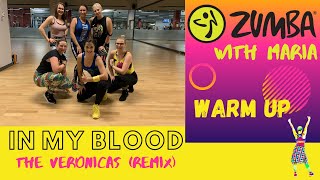 ⚡️⚡️The Veronicas  IN MY BLOOD remix⚡️⚡️  ZUMBA®  choreo by Maria  WARM UP [upl. by Lachance]