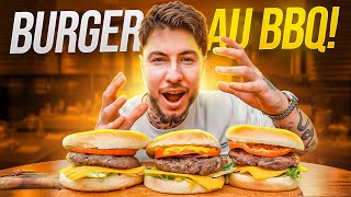 COMMENT FAIRE DES BURGERS AU BARBECUE  🍔🍖 [upl. by Robbert]