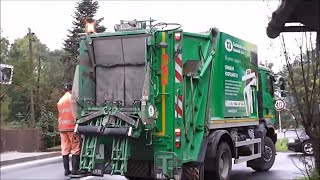 Benne à Ordures Haller X2c  Camion Poubelles Garbage Truck Müllabfuhr Vuilniswagen [upl. by Ornstead54]