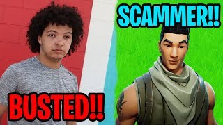 We Confronted A Fortnite Scammer In Person Ends Bad [upl. by Novit]