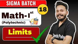 MathematicsI  Lecture18 Limits part1  New Syllabus 202425  Polytechnic by Gaurav Sir [upl. by Refinnaej123]