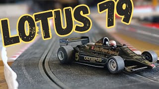 Scalextric Lotus 79 championship edition [upl. by Aiza]