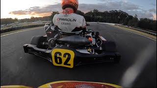 GoPro Practice highlight  2024 Australian Kart Championship Round 4 [upl. by Boser802]