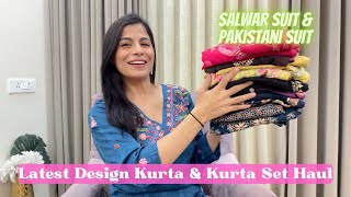 Salwar Suit amp Pakistani Kurta Set Haul l Dream Simple [upl. by Darb321]