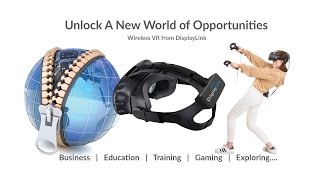 DisplayLink Wireless VR  CES 2017 [upl. by Phonsa]