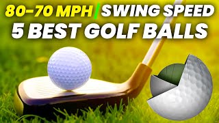 5 Best Golf Balls For 70 to 80 Mph Swing Speed 2024 Edition [upl. by Ennirak741]