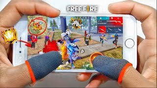 Iphone 6 Free Fire Gameplay test full max settings HUDDPI MACRO 1 gb ram🤯2016 in2024 [upl. by Roper]