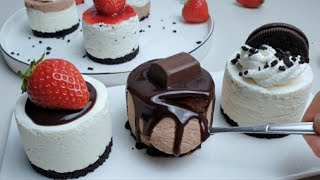 NO BAKE CHEESECAKE MOUSSE l Pinoy juicy bites [upl. by Courtund168]