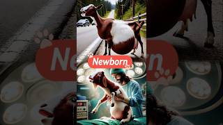 NewbornA Mother Goats Last Fight 🐐 jesus goat newborn love newlife rescue pregnancy [upl. by Rosita825]