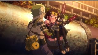 Kabaneri iron fortress Ikoma and Mumei English Dub Anime [upl. by Atronna]