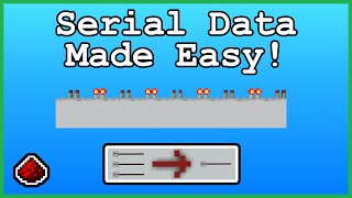 Serial Data Made Easy  Redstone Data Transmission [upl. by Paviour535]