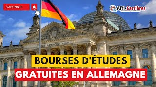 ÉTUDIER GRATUITEMENT EN ALLEMAGNE EN 2024  VOICI COMMENT FAIRE  africarrières boursesenallemagne [upl. by Durrej]