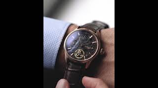 Cherry Brown  Longitude Dual Time Automatic  Earnshaw1805 Luxury Lifestyle watch [upl. by Fawna730]