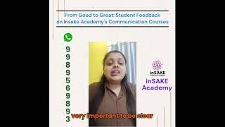 From Good to Great Student Feedback on Insake Academys Communication Courses FinancialAnalyst [upl. by Punak]