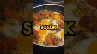 So macht man perfekte Eier mit Sucuk 🇹🇷🇦🇫 menemen sucuk food viral [upl. by Jentoft]