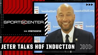 Derek Jeter discusses his Baseball Hall of Fame induction  SportsCenter [upl. by Nwaf]